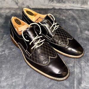 Ferro Aldo Black Men's Joseph Wingtips